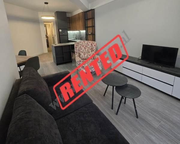 Apartament 1+1 me qira ne rrugen Loni Ligori prane Unazes se Madhe ne Tirane.
Pozicionohet ne katin